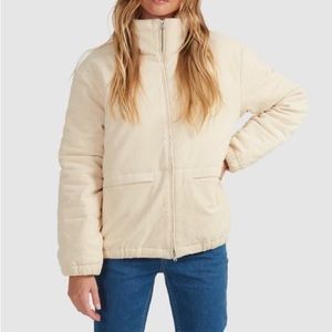 Roxy corduroy puffer jacket